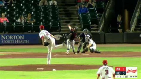 Indianapolis Ortiz Slugs A Game Tying Two Run Shot YouTube