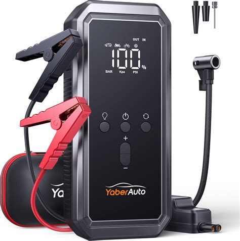 YaberAuto Avviatore Emergenza Per Auto 21800mAh Booster Avviamento