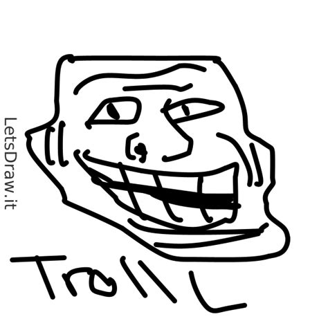 How To Draw Troll Face 8yqxmn54mpng Letsdrawit