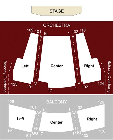 Proscenium Main Stage, Burnsville, MN - Seating Chart & Stage ...