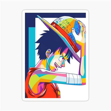 Luffy One Piece Sticker For Sale By Paulnevarez74 Redbubble