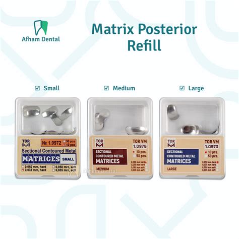 Jual Dental Sectional Matrix Contoured Tor Original Matrices