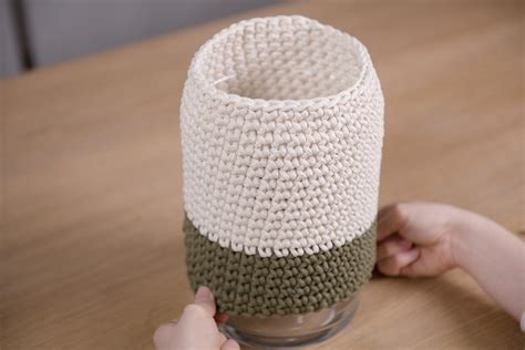 Diy Facile Un Cache Pot Au Crochet Marie Claire