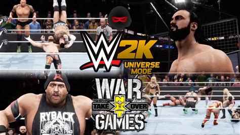 WWE 2K Universe Mode NXT Takeover War Games Highlights Season 2 WWE