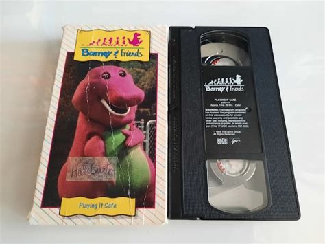 Barney & Friends Playing It Safe Vhs - Etsy