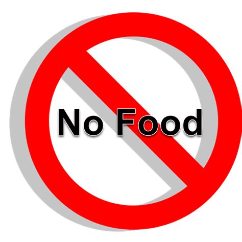 Vector No Food And Drink Allowed Area Symbol Doodle Hand Off