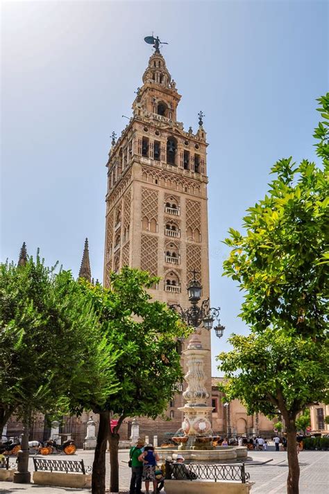 Giralda Tower In Center Of Seville Spain Editorial Stock Photo Image