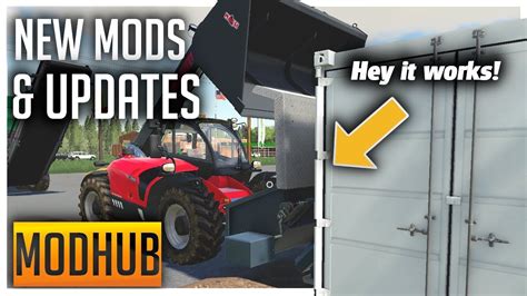 ModHub Update For Farming Simulator 19 New Mods And Updates YouTube