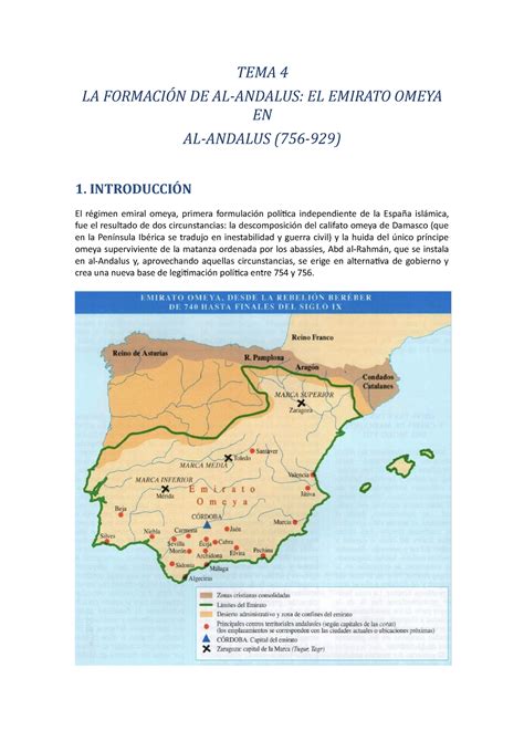 Tema 4 La Formación De Al Andalus Tema 4 La FormaciÓn De Al