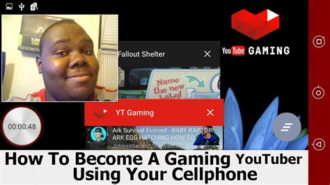 How To Become A Gaming Youtuber Using Your Cellphone Youtube Gaming