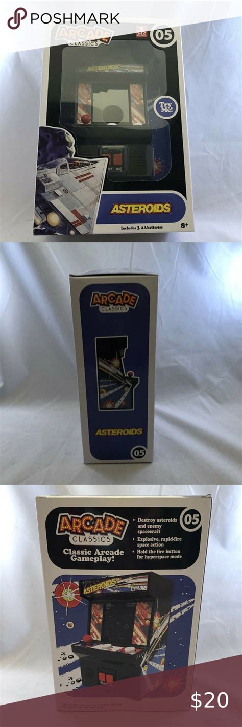 Asteroids Arcade Classics 05 Handheld Mini Arcade Atari Game Mini