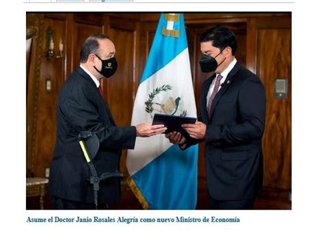 Asume el Doctor Janio Rosales Alegría como nuevo Ministro de Economía