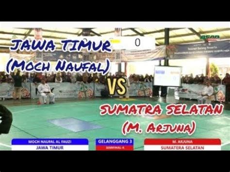 Semi Final Kelas A Kejurnas Persinas Asad Youtube