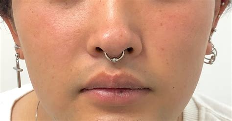 Nine Body Piercing Blog Septum With Anatometal Captive Bead Ring セプタム