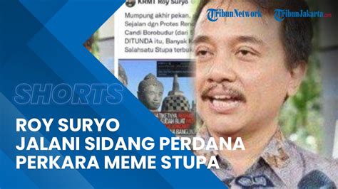 Siang Ini Roy Suryo Jalani Sidang Perdana Perkara Meme Stupa Mirip