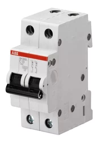 Interruptor Autom Tico Miniatura Para Riel Din Abb Sh L C