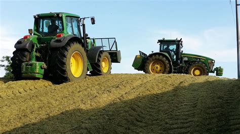 John Deere 7930 7430 Premium On Silage Trench Majestic Sound