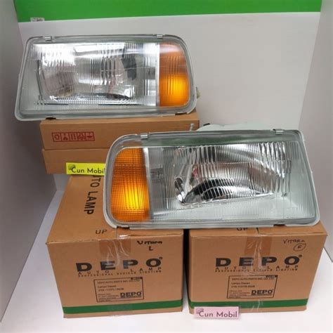 Jual Head Lamp Lampu Besar Vitara Escudo 93 Kanan Kiri DEPO 218 1107 R