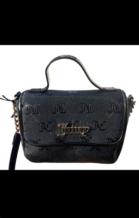 Juicy Couture Metal St Liquiorice Bestsellers Flap Crossbody Bag EBay