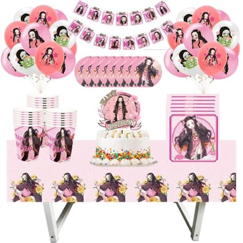 Set Cotillon Para Cumplea Os Nezuko Tu Fiesta A Un Click