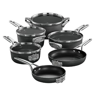 Calphalon Premier Space Saving 10pc Set - JCS Home Appliances