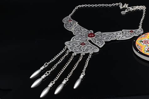 Hand Crafted Silver Plated Turkish Ottoman Necklace Zn3 Nirvana