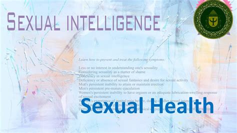 Sexual Health Sexual Satisfaction Sexual Intelligence Sexuality Sexual Problems شہوانی صحت