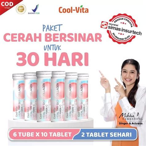 Jual Paket Cerah Bersinar Hari Coolvita Collagen Botol Shopee