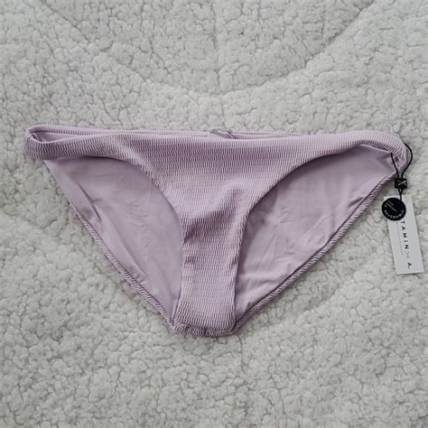 Vitamin A Swim Vitamin A Luciana Bikini Bottoms Light Lilac Purple