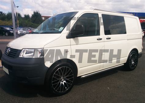 Vw Transporter T Fitted With Sportline Style Roof Rails Side Bars And