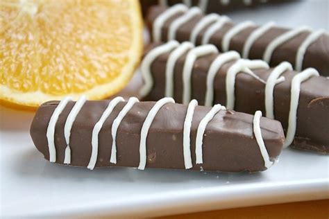 Homemade Chocolate Orange Sticks Butter With A Side Of Bread