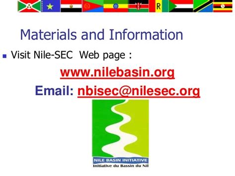 The Nile Basin Initiative (NBI)