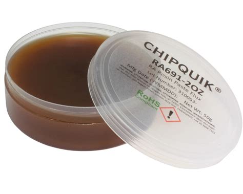 Rosin Paste Flux In 2oz Flat Jar 50g Aretronics