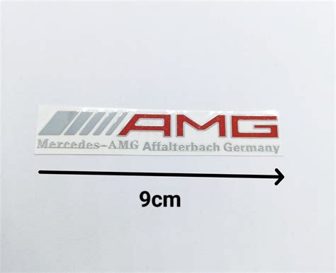 1 AMG Mercedes Sticker Décoration Intérieur Emblème Autocollant eBay