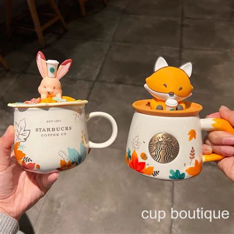 cup boutique Xícara Starbucks xícara de café outono fofo pedaço de