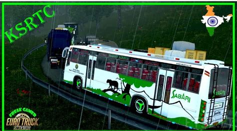 Ksrtc Sabari Skin For Maruti V2 Bus Ets2 Mods