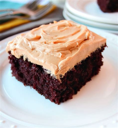 Chocolate Cake With Peanut Butter Frosting Bunnys Warm Oven