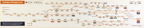 London Overground train / rail maps