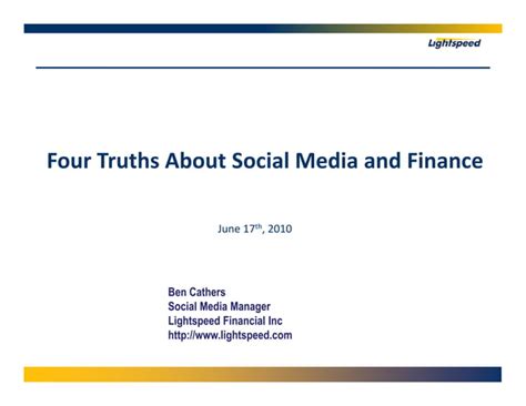 truths  social media  finance bdi  financial