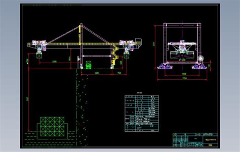 4022岸桥autocad模型图纸下载 懒石网