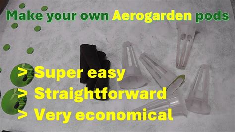 Make Your Own Aerogarden Pods And Save Money Hydroponics Growing