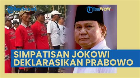 Prabowo Full Senyum Ratusan Simpatisan Jokowi Ponorogo Deklarasikan