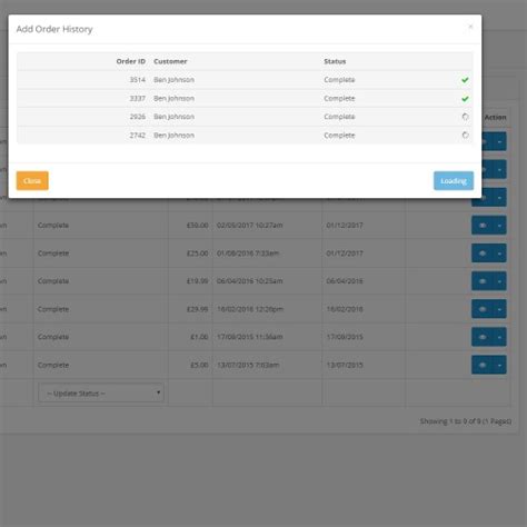 Opencart Admin Order Status Updater Quick Bulk Updates