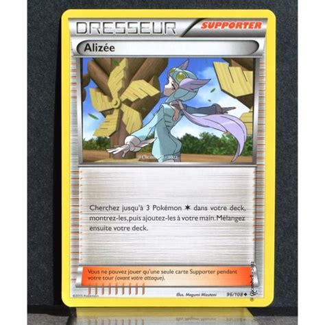 Carte Pokémon 96 108 Alizée XY06 Ciel Rugissant NEUF FR Cdiscount