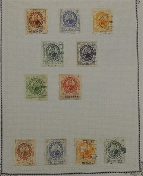 Mexico Revenue Stamp Collection