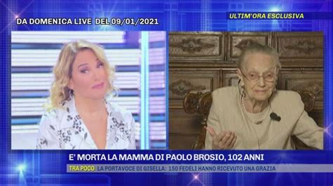 E Morta La Mamma Di Paolo Brosio Anni Pomeriggio Cinque Video