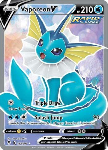 Gyarados V 171 203 Evolving Skies Full Art Ultra Rare Shady Bloom