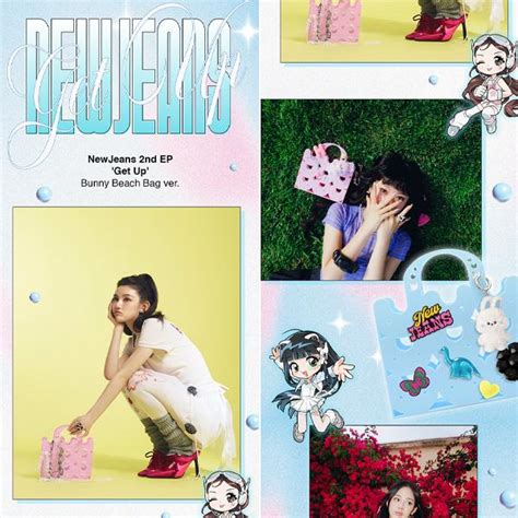 Cheap NewJeans 2nd EP Get Up Bunny Beach Bag Ver Joom