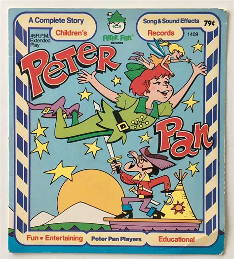 Peter Pan 7 Vinyl Record Peter Pan Records 1409 1973 Etsy