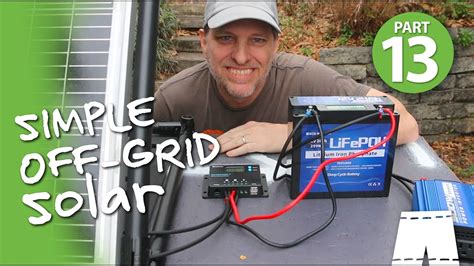 How To Set Up A Simple Off Grid Solar System Diy Camper Build Part 13 Youtube